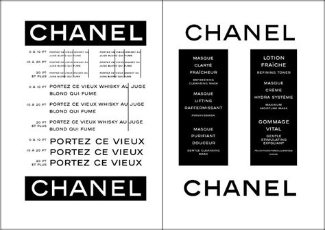 charte graphique chanel